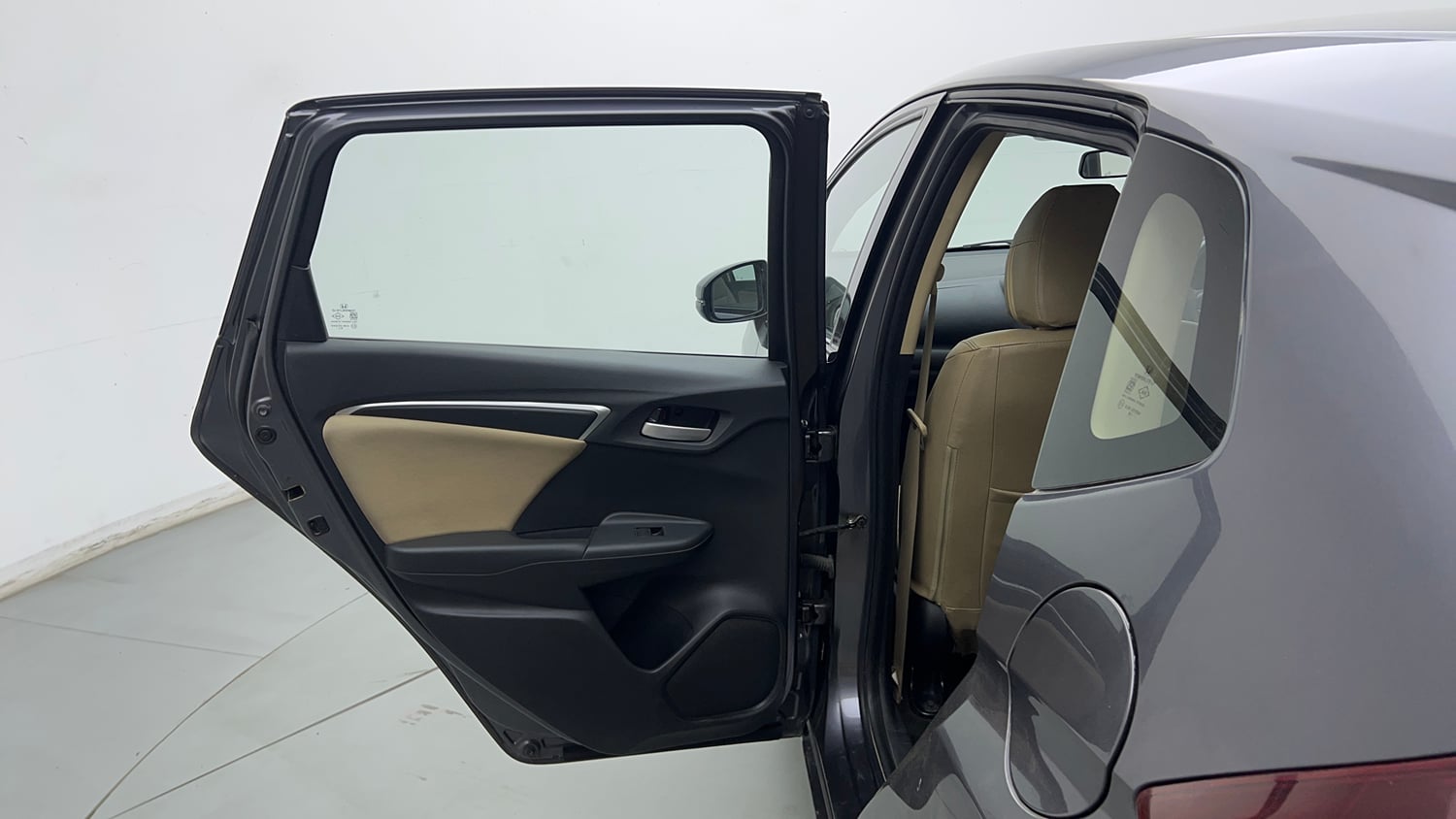 Used 2019 Honda Jazz VX Petrol Petrol Manual interior LEFT REAR DOOR OPEN VIEW