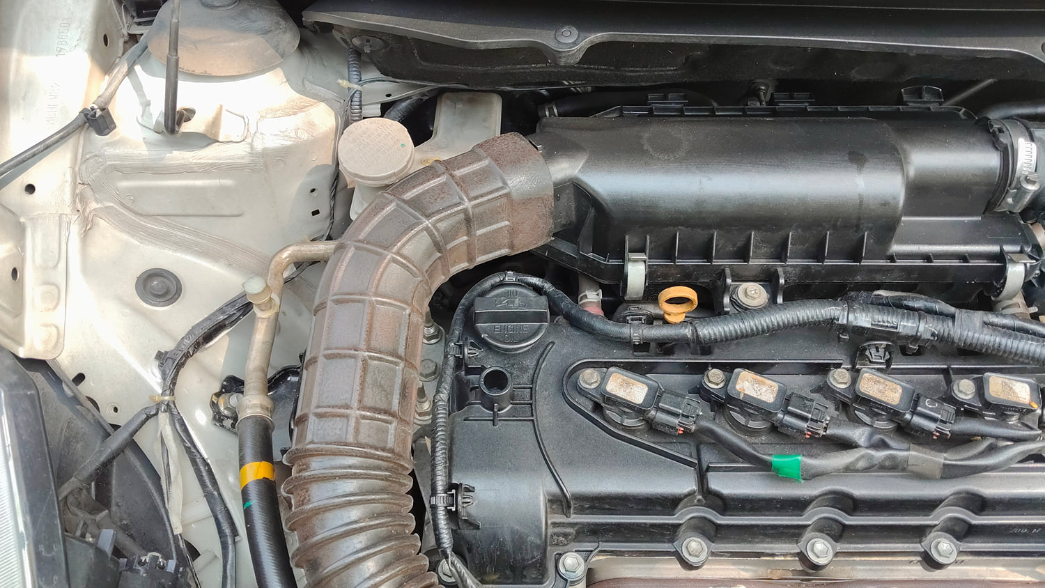 Used 2017 Maruti Suzuki Baleno Delta 1.2 Petrol Manual engine ENGINE RIGHT SIDE VIEW