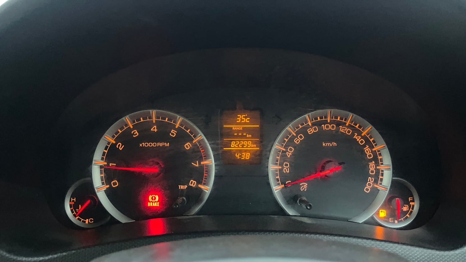 Used 2015 Maruti Suzuki Swift Dzire ZXI Petrol Manual interior CLUSTERMETER VIEW