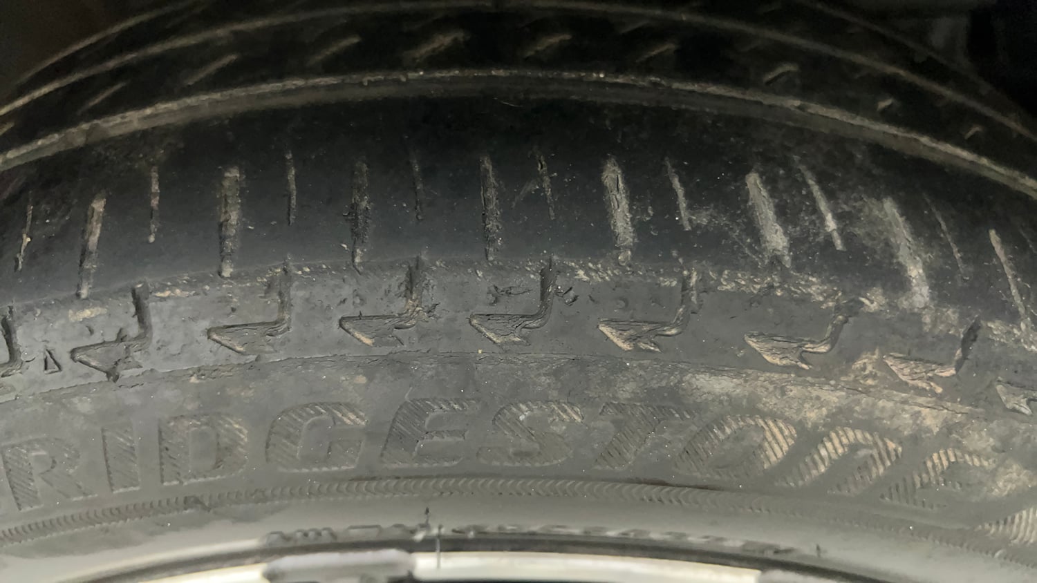 Used 2017 Honda City VX CVT Petrol Petrol Automatic tyres RIGHT FRONT TYRE TREAD VIEW