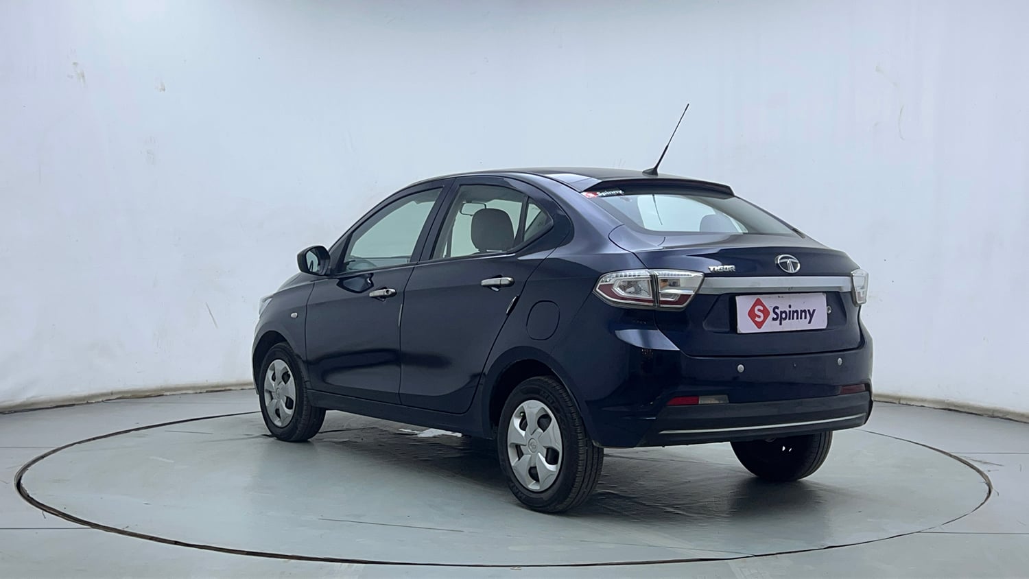 Used 2021 Tata Tigor XM Petrol Manual exterior LEFT REAR CORNER VIEW
