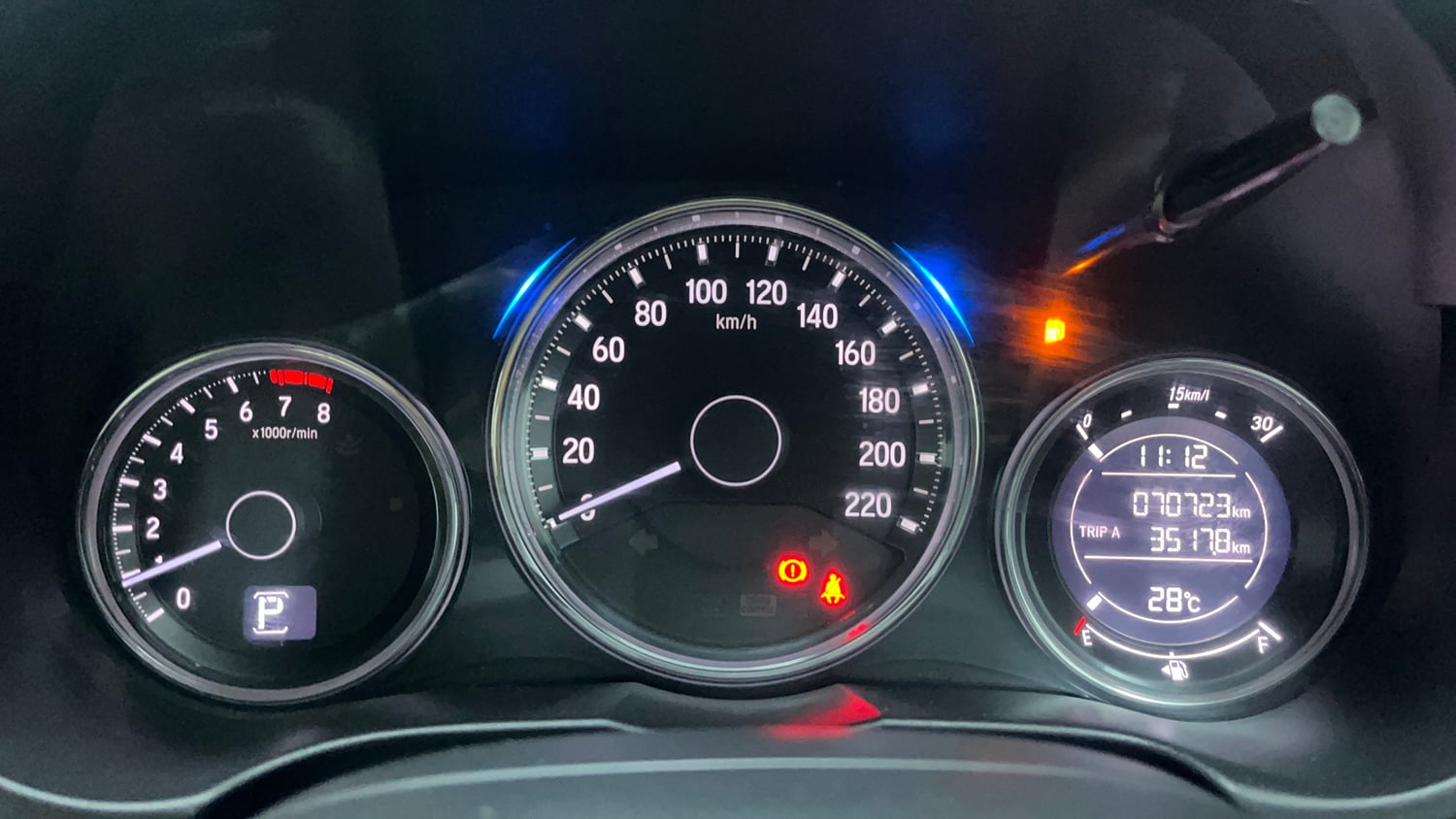 Used 2017 Honda City ZX CVT Petrol Petrol Automatic interior CLUSTERMETER VIEW