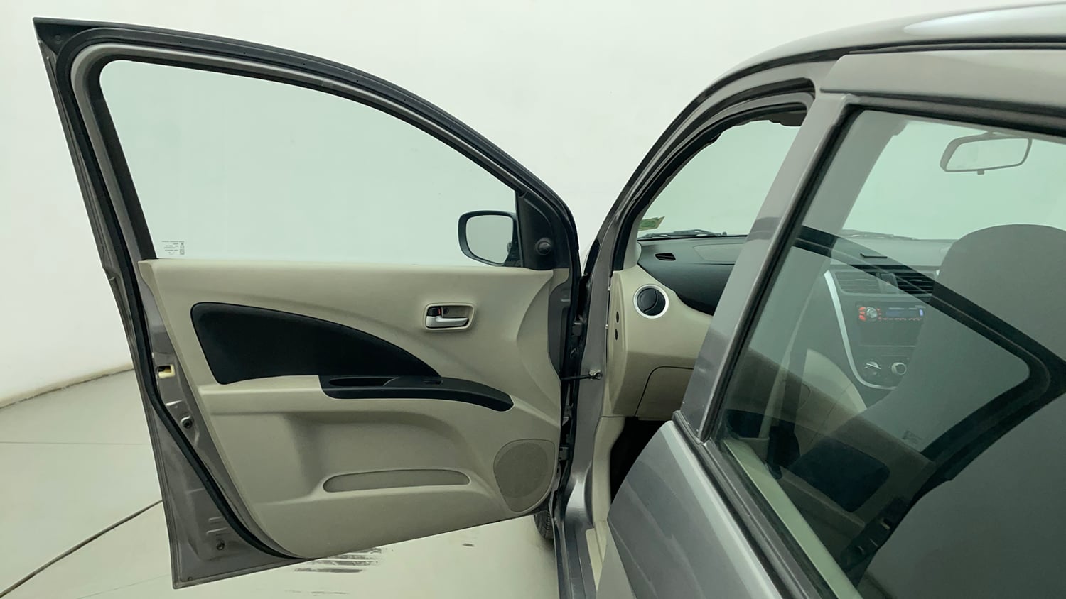 Used 2014 Maruti Suzuki Celerio VXi AMT Petrol Automatic interior LEFT FRONT DOOR OPEN VIEW