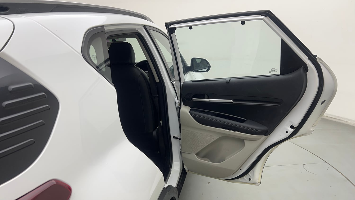 Used 2023 Kia Sonet HTX 1.5 Diesel Manual interior RIGHT REAR DOOR OPEN VIEW