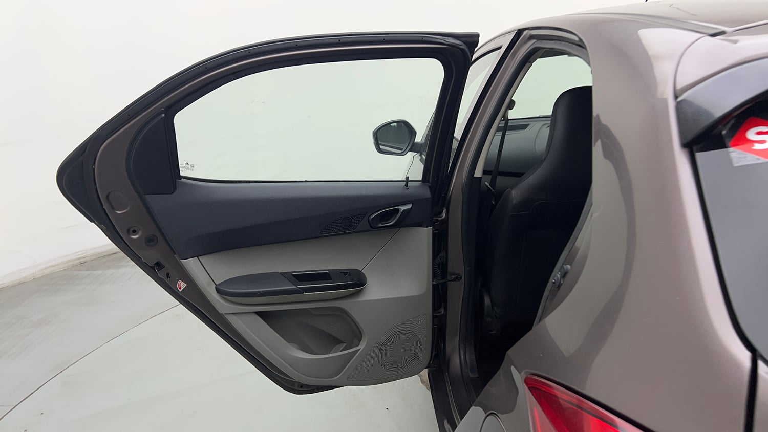 Used 2019 Tata Tiago Revotron XT Petrol Manual interior LEFT REAR DOOR OPEN VIEW