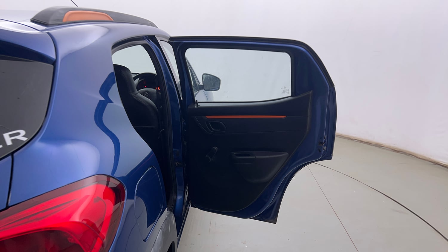 Used 2018 Renault Kwid CLIMBER 1.0 Petrol Manual interior RIGHT REAR DOOR OPEN VIEW