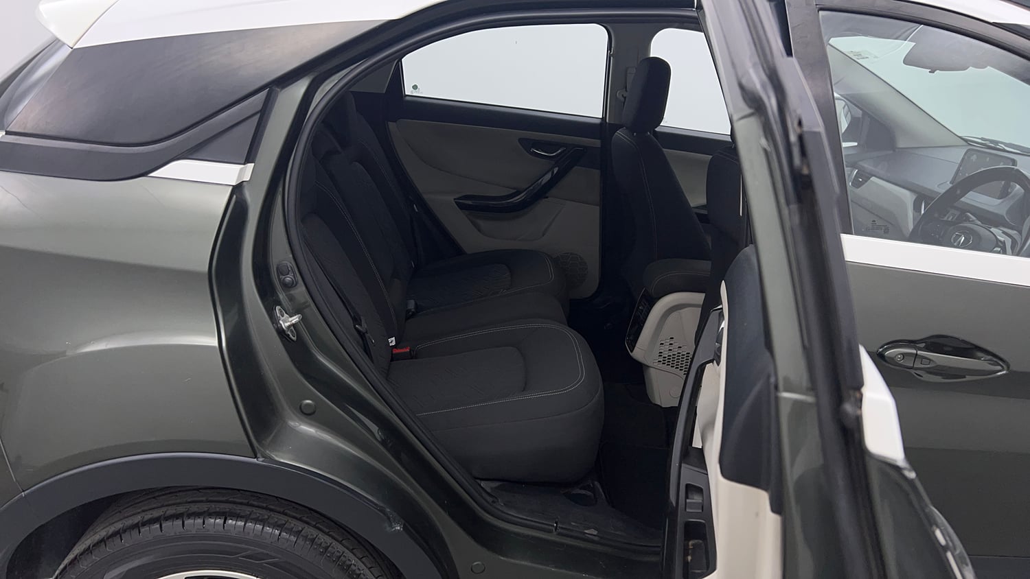 Used 2020 Tata Nexon XZ Plus (O) Dual Tone Petrol Manual interior RIGHT SIDE REAR DOOR CABIN VIEW