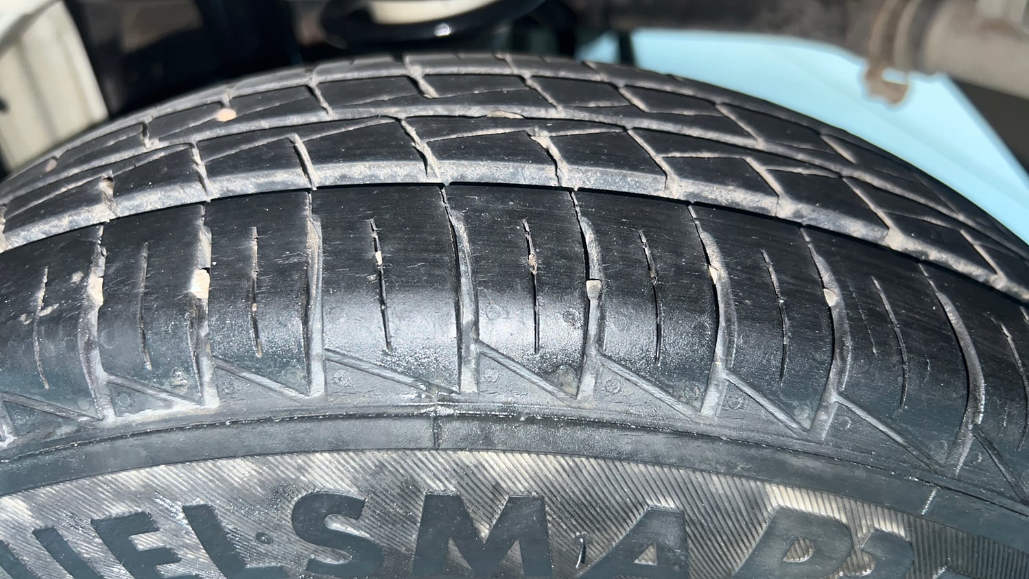 Used 2021 Maruti Suzuki Alto 800 LXi Petrol Manual tyres LEFT REAR TYRE TREAD VIEW