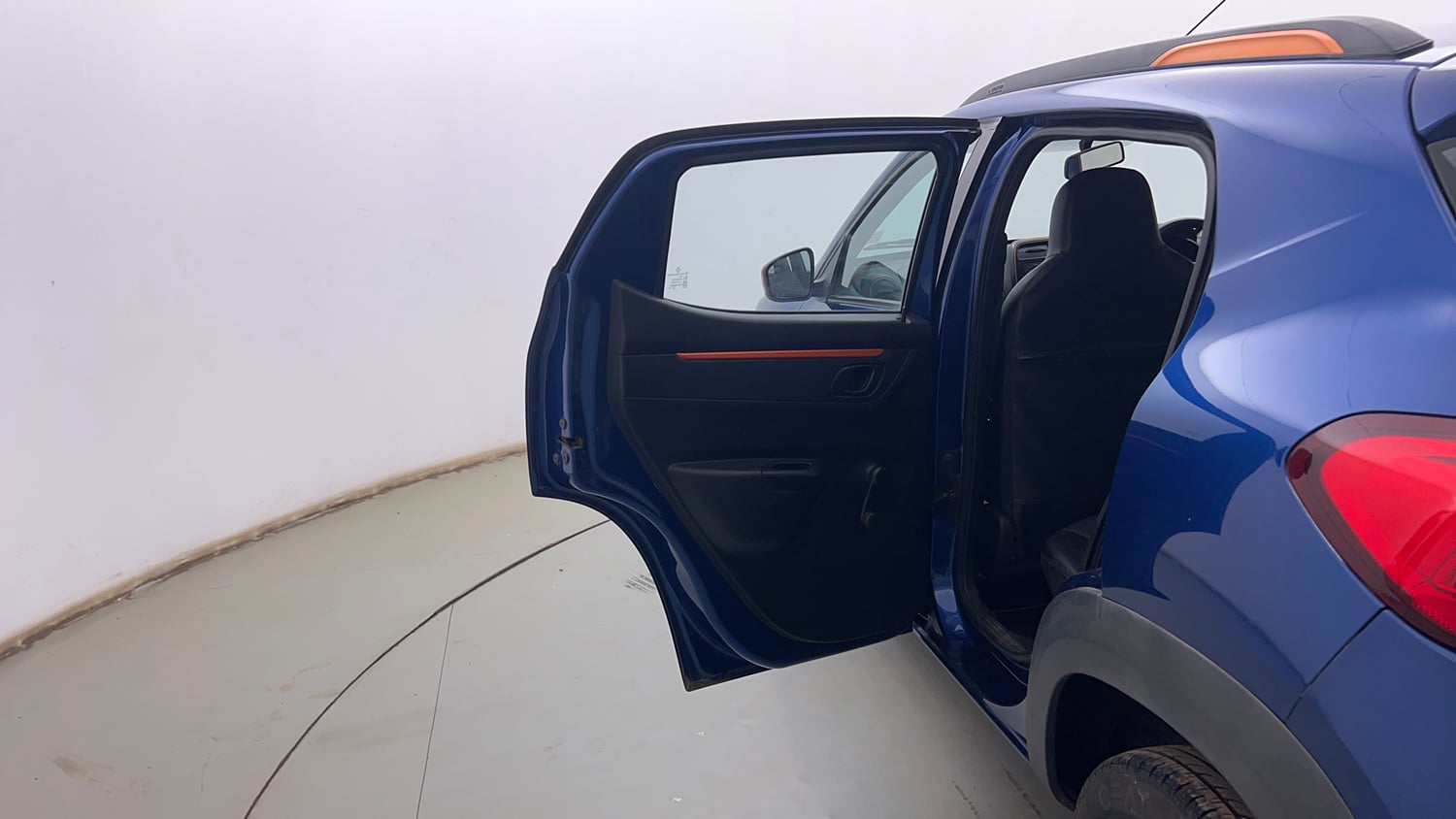 Used 2018 Renault Kwid CLIMBER 1.0 Petrol Manual interior LEFT REAR DOOR OPEN VIEW