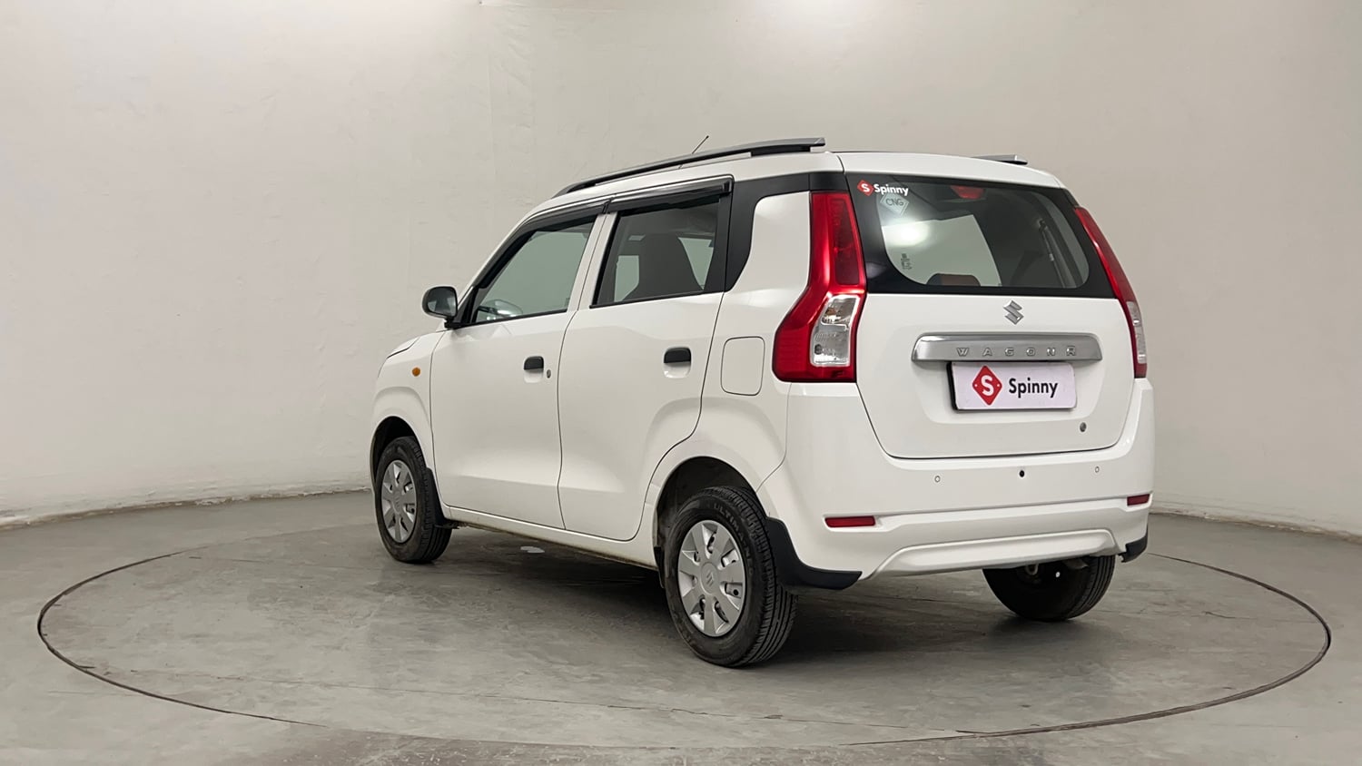Used 2021 Maruti Suzuki Wagon R LXi 1.0 CNG Cng Manual exterior LEFT REAR CORNER VIEW