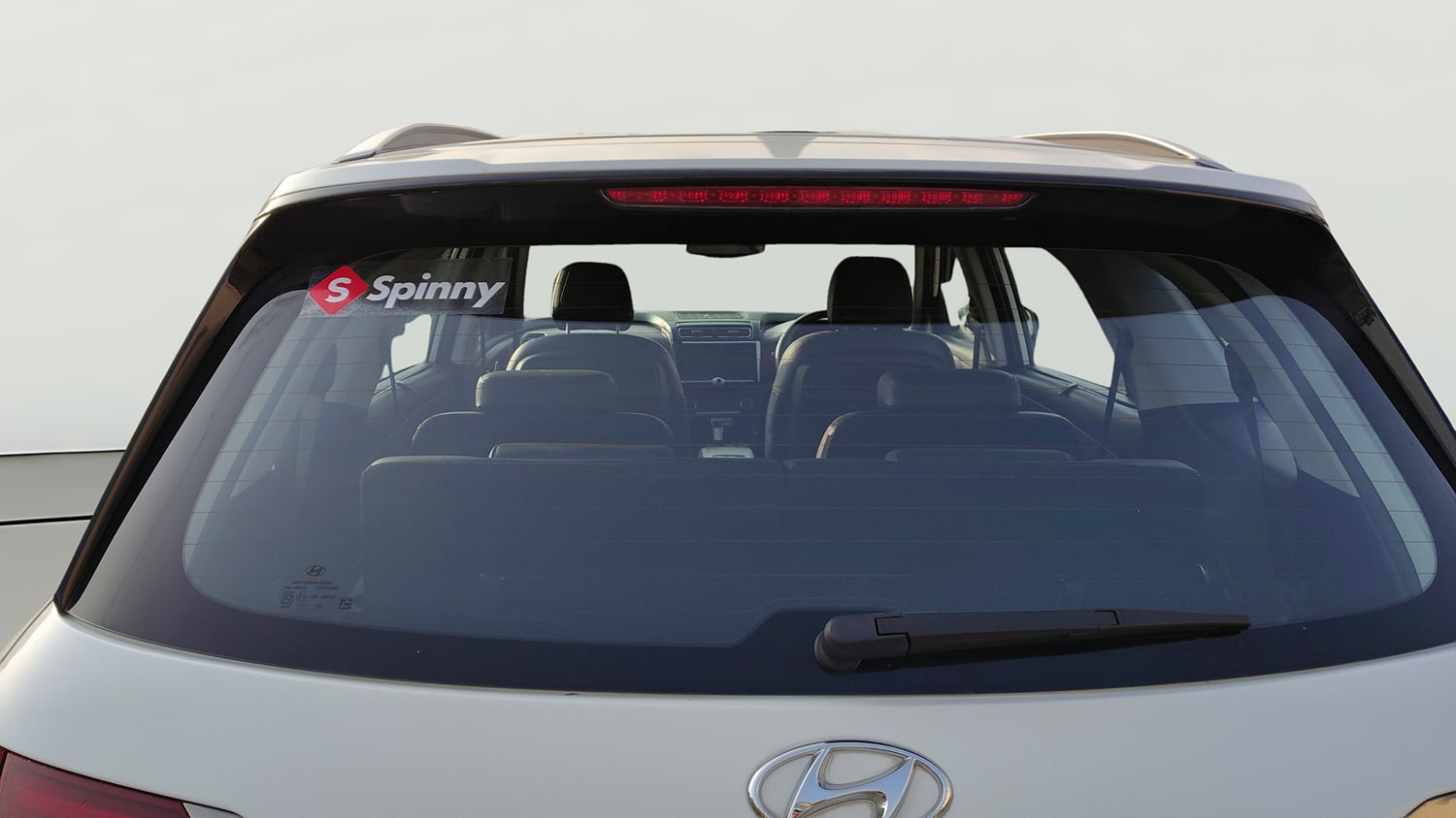 Used 2022 Hyundai Alcazar Signature (O) 6 STR 1.5 Diesel AT Diesel Automatic exterior BACK WINDSHIELD VIEW