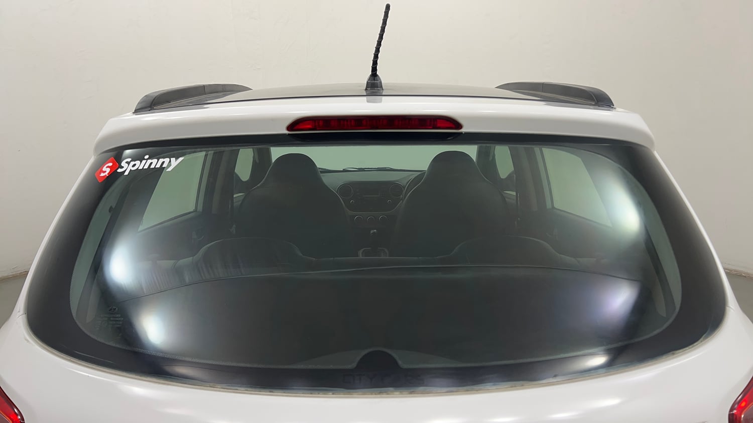 Used 2015 Hyundai Grand i10 Sportz AT 1.2 Kappa VTVT Petrol Automatic exterior BACK WINDSHIELD VIEW