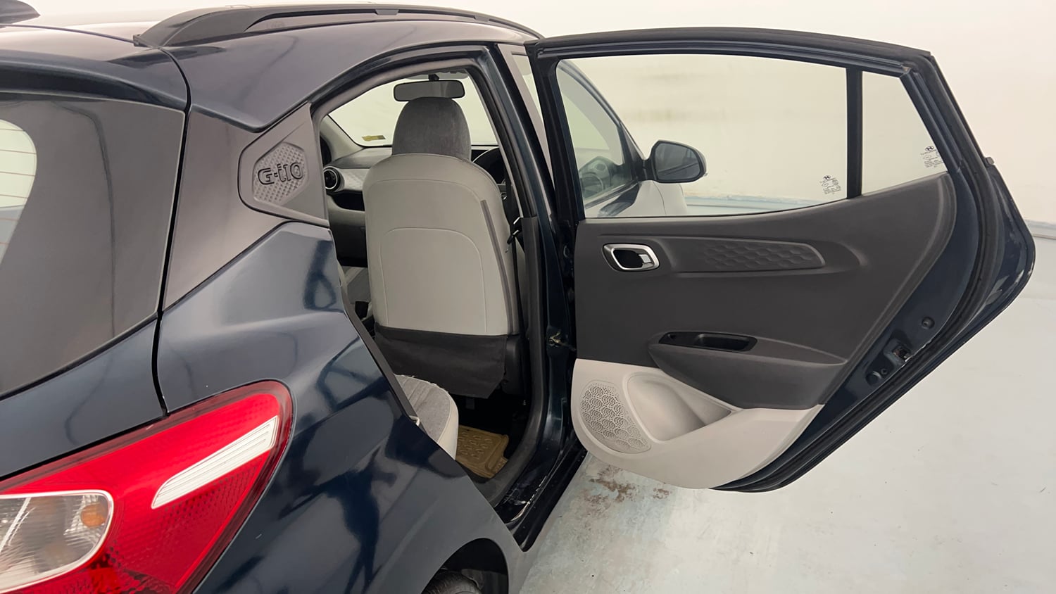Used 2021 Hyundai Grand i10 Nios Sportz 1.2 Kappa VTVT Petrol Manual interior RIGHT REAR DOOR OPEN VIEW