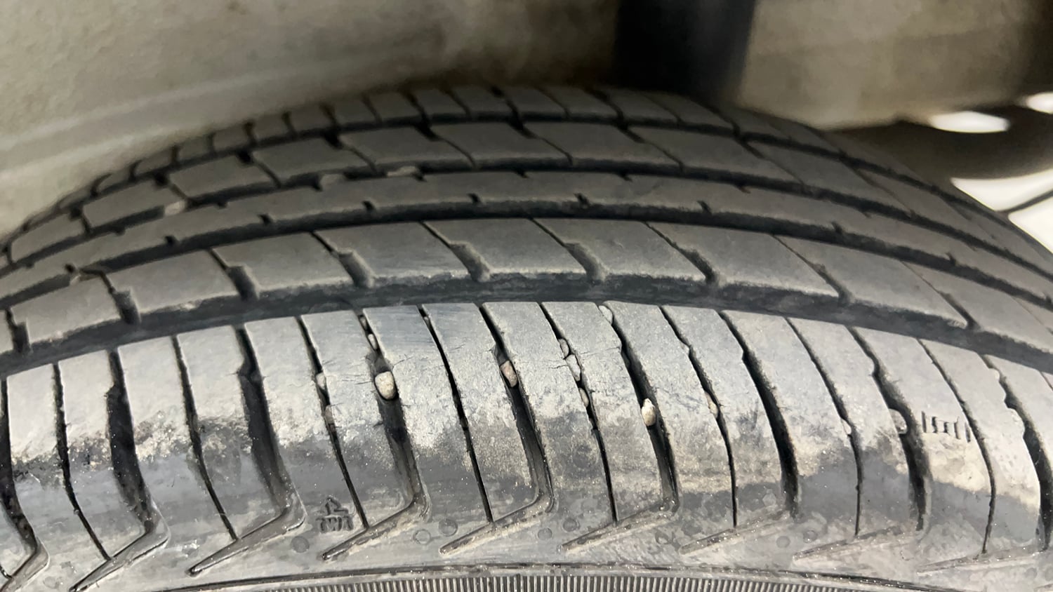 Used 2021 Maruti Suzuki Wagon R LXi 1.0 CNG Cng Manual tyres LEFT REAR TYRE TREAD VIEW