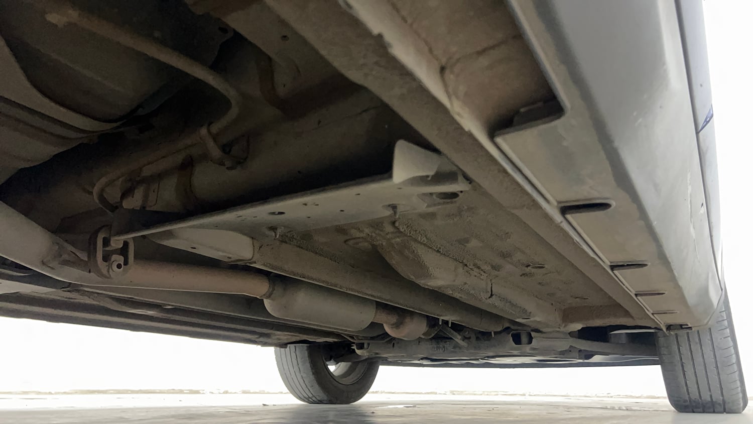 Used 2022 Kia Seltos GTX Plus 1.4 DCT Petrol Automatic extra REAR RIGHT UNDERBODY VIEW