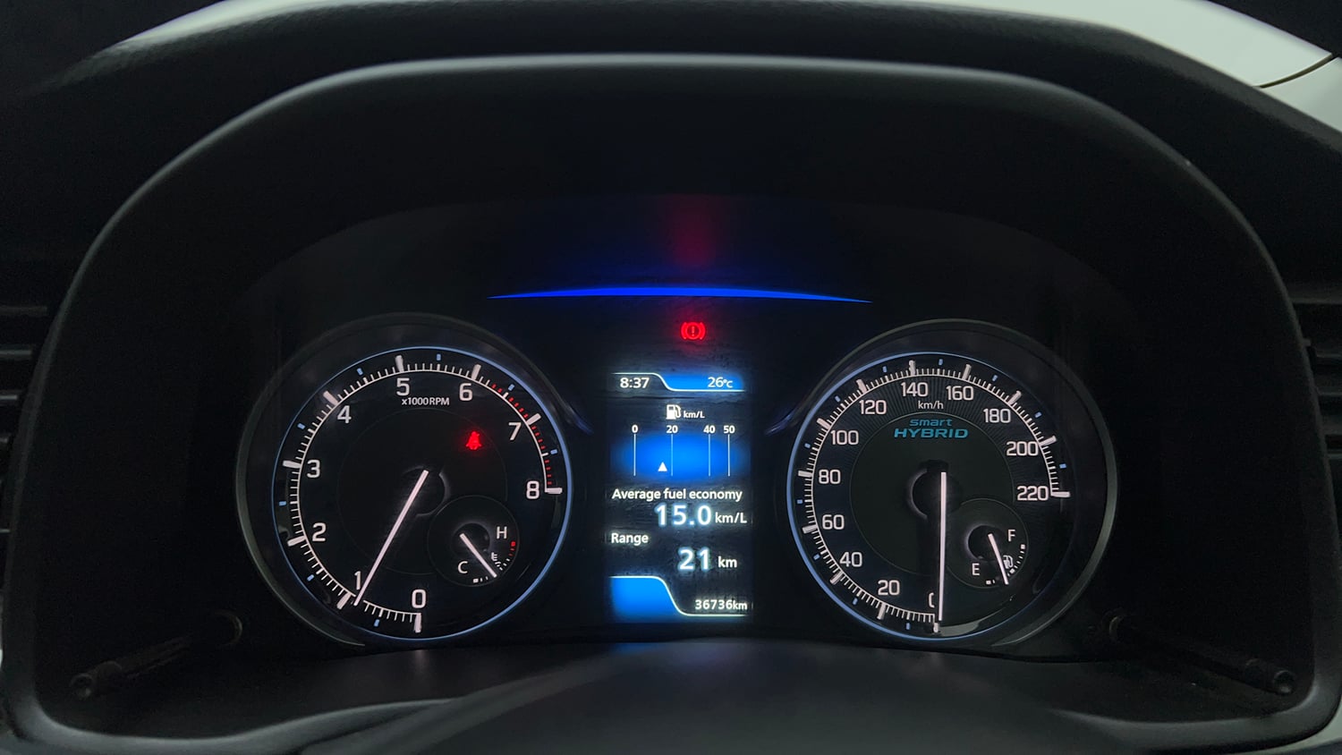 Used 2023 Maruti Suzuki XL6 Alpha Plus MT Petrol Petrol Manual interior CLUSTERMETER VIEW