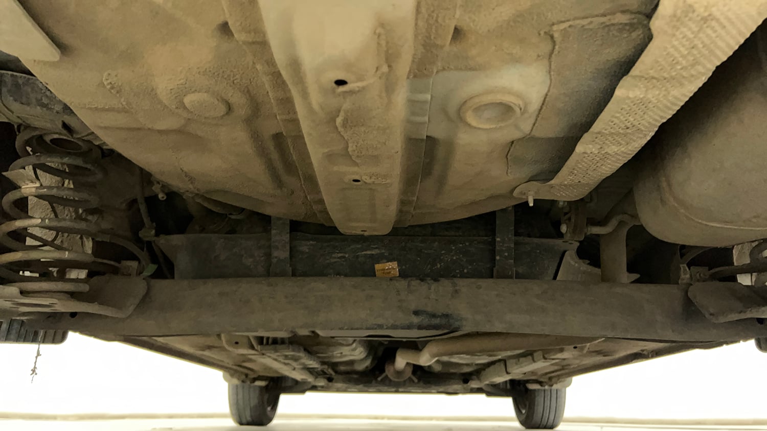 Used 2024 Hyundai Grand i10 Nios Sportz 1.2 Hy-CNG Duo Cng Manual extra REAR UNDERBODY VIEW (TAKEN FROM REAR)