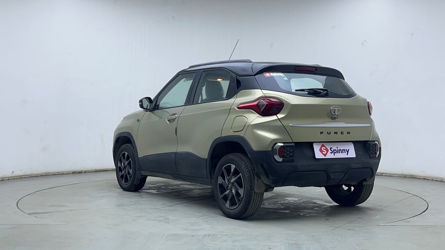 Used 2022 Tata Punch Kaziranga Creative MT Petrol Manual exterior LEFT REAR CORNER VIEW