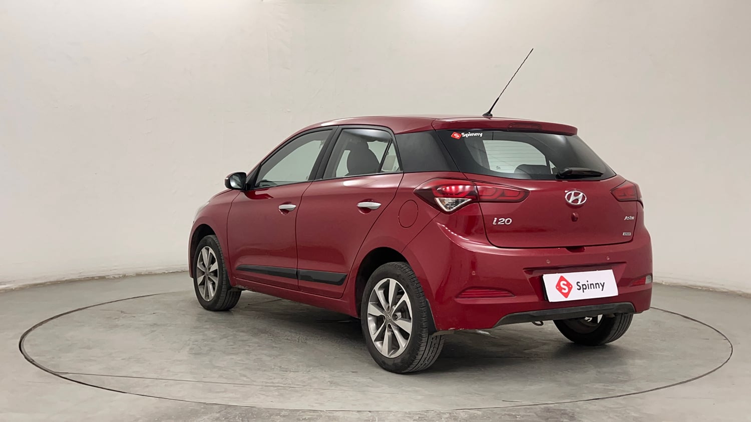 Used 2015 Hyundai Elite i20 Asta 1.2 Petrol Manual exterior LEFT REAR CORNER VIEW