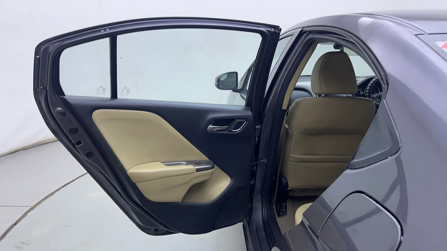 Used 2017 Honda City ZX CVT Petrol Petrol Automatic interior LEFT REAR DOOR OPEN VIEW