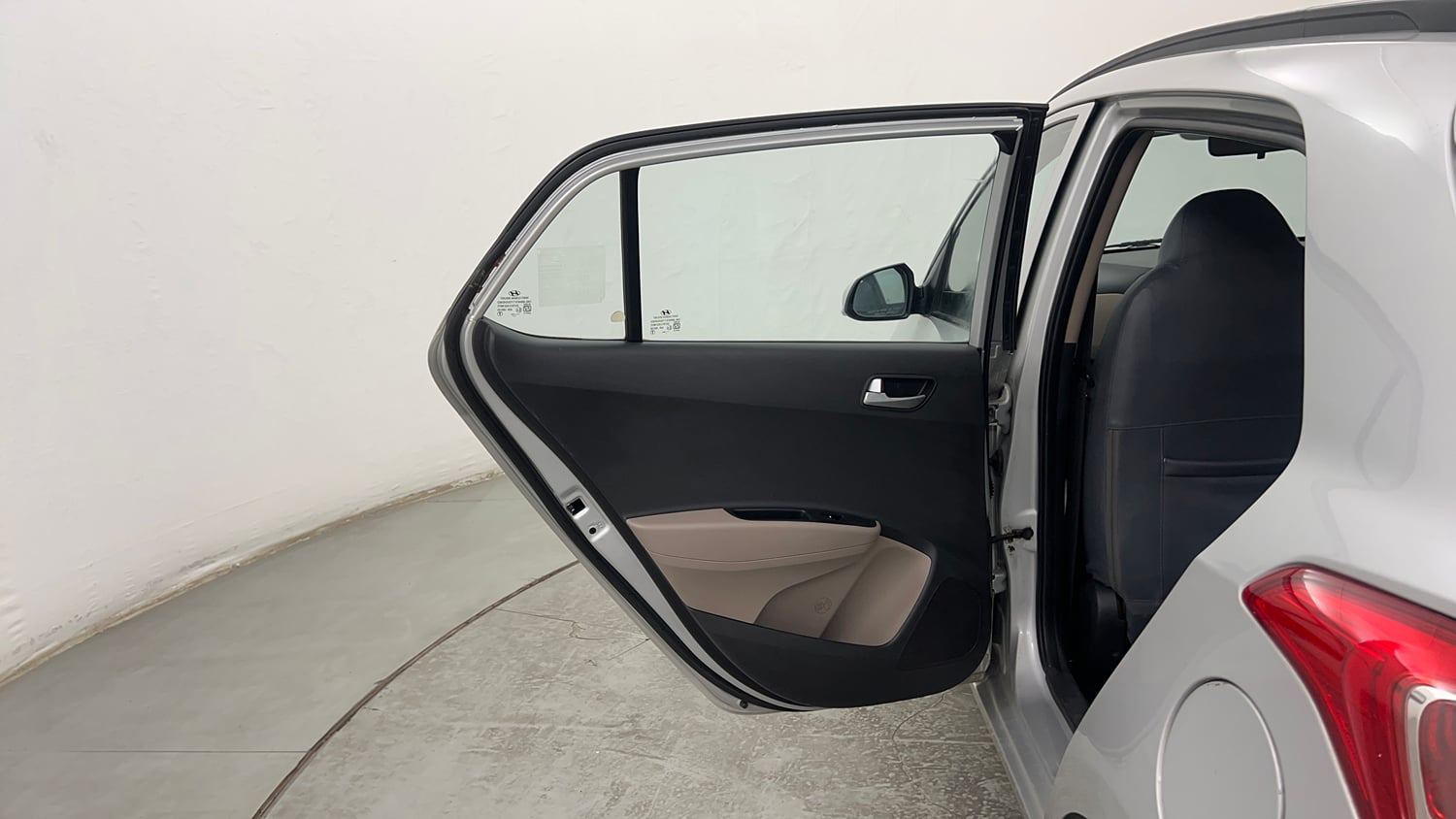 Used 2016 Hyundai Grand i10 Asta AT 1.2 Kappa VTVT Petrol Automatic interior LEFT REAR DOOR OPEN VIEW