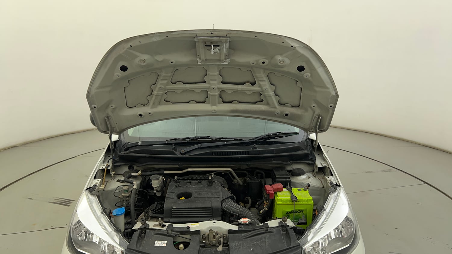 Used 2017 Maruti Suzuki Celerio VXi AMT Petrol Automatic engine ENGINE & BONNET OPEN FRONT VIEW