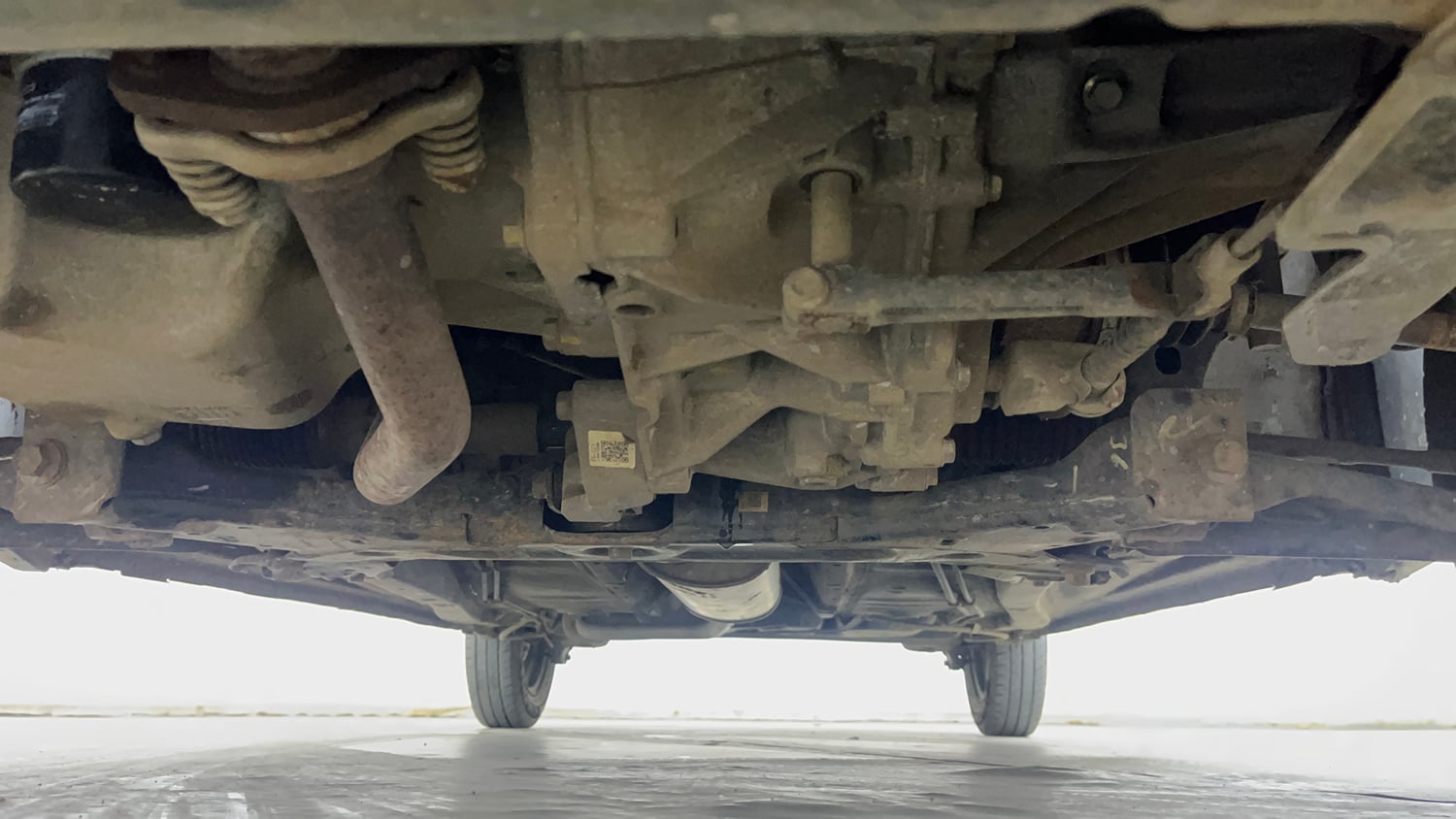Used 2024 Maruti Suzuki Alto K10 VXi Plus Petrol Manual extra FRONT LEFT UNDERBODY VIEW