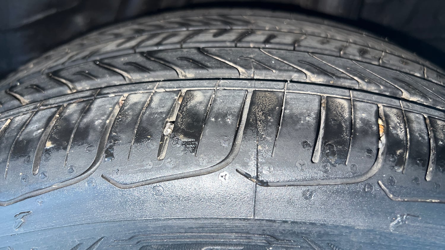 Used 2021 Honda City ZX Petrol Petrol Manual tyres LEFT REAR TYRE TREAD VIEW