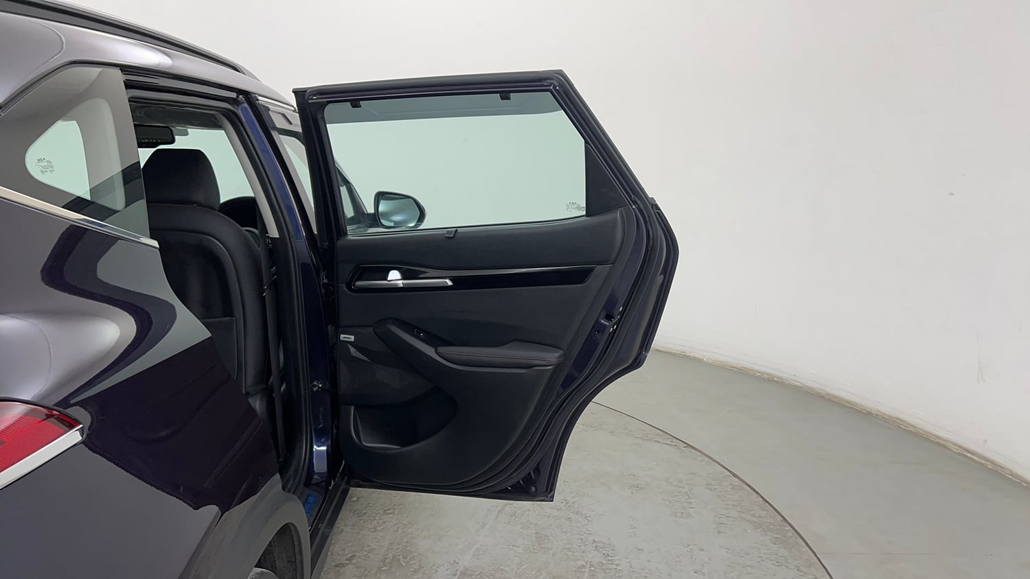 Used 2022 Kia Seltos GTX Plus 1.4 DCT Petrol Automatic interior RIGHT REAR DOOR OPEN VIEW