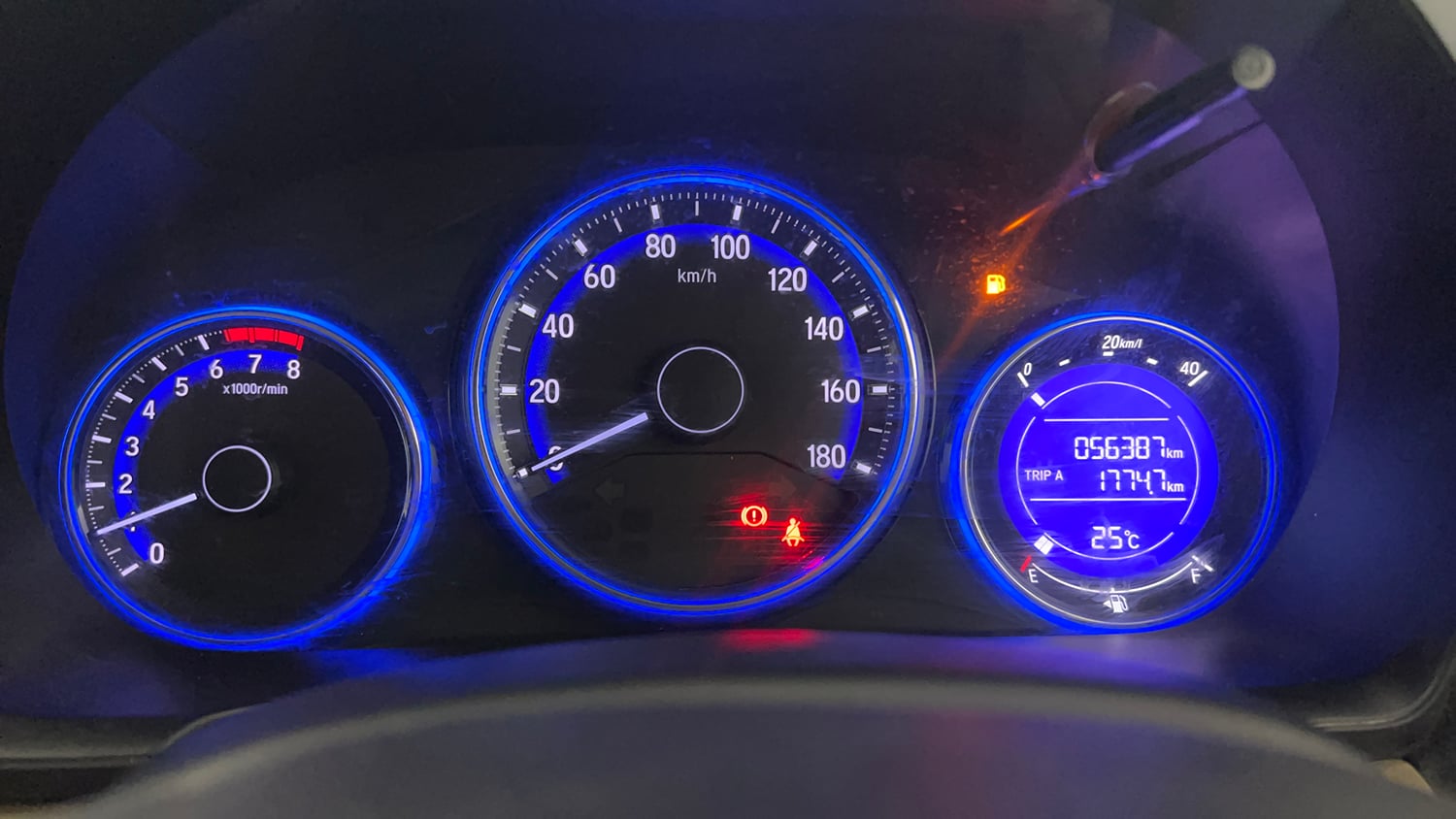 Used 2016 Honda Amaze 1.2 SX i-VTEC Petrol Manual interior CLUSTERMETER VIEW