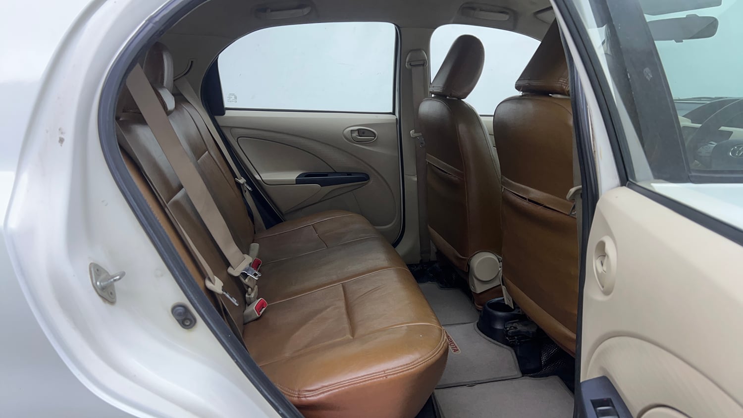 Used 2017 Toyota Etios Liva GXD Diesel Manual interior RIGHT SIDE REAR DOOR CABIN VIEW