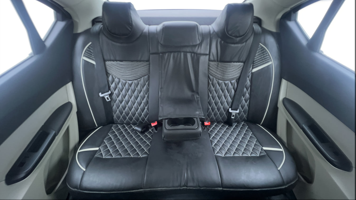 Used 2023 Tata Tigor XZ Plus Petrol Manual interior REAR SEAT CONDITION VIEW