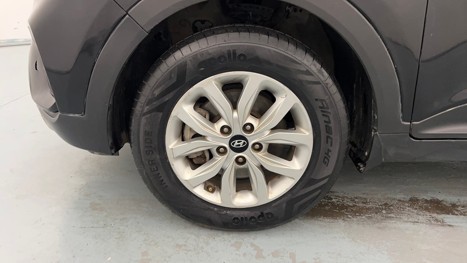 Used 2019 Hyundai Creta S 1.4 CRDi Diesel Manual tyres LEFT FRONT TYRE RIM VIEW