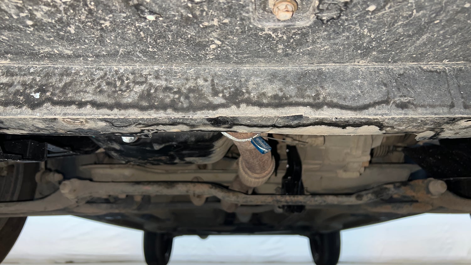 Used 2019 Tata Tiago Revotron XT Petrol Manual extra FRONT LEFT UNDERBODY VIEW