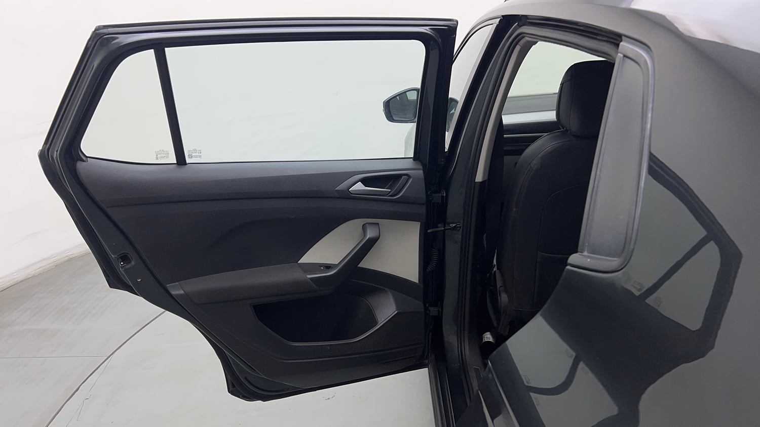 Used 2022 Volkswagen Taigun Highline 1.0 TSI AT Petrol Automatic interior LEFT REAR DOOR OPEN VIEW