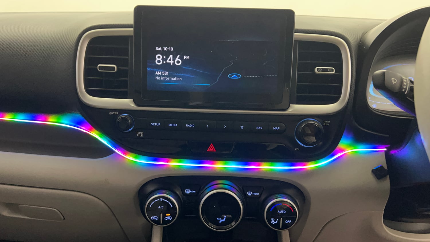Used 2022 Hyundai Venue SX 1.2 Petrol Petrol Manual top_features Integrated (in-dash) music system