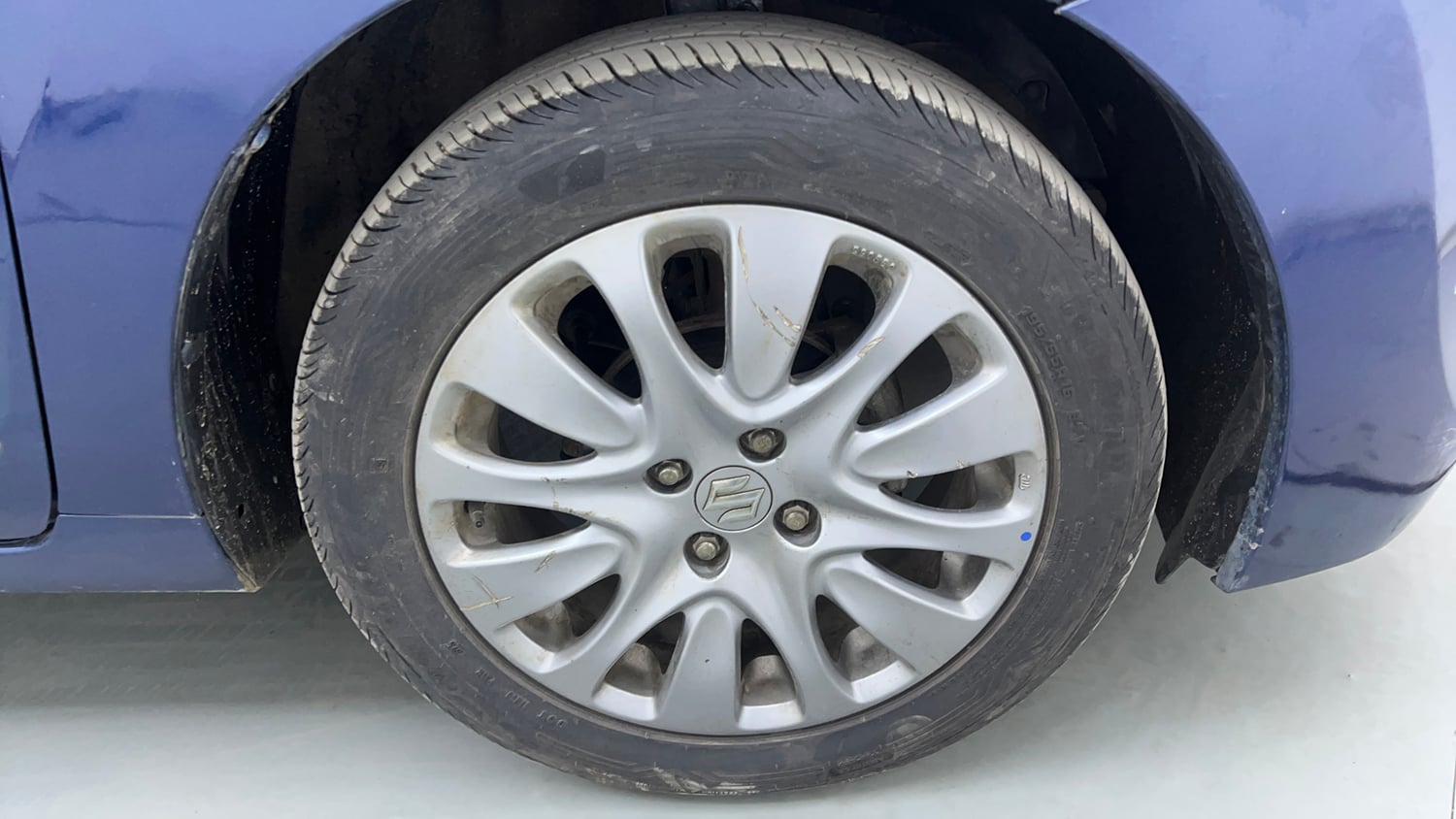Used 2018 Maruti Suzuki Baleno Alpha 1.2 AT Petrol Automatic tyres RIGHT FRONT TYRE RIM VIEW