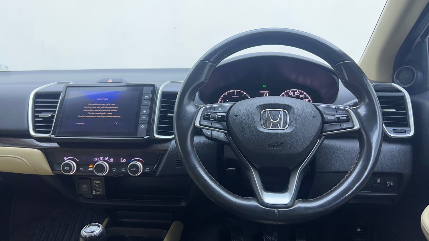 Used 2021 Honda City ZX Petrol Petrol Manual interior STEERING VIEW