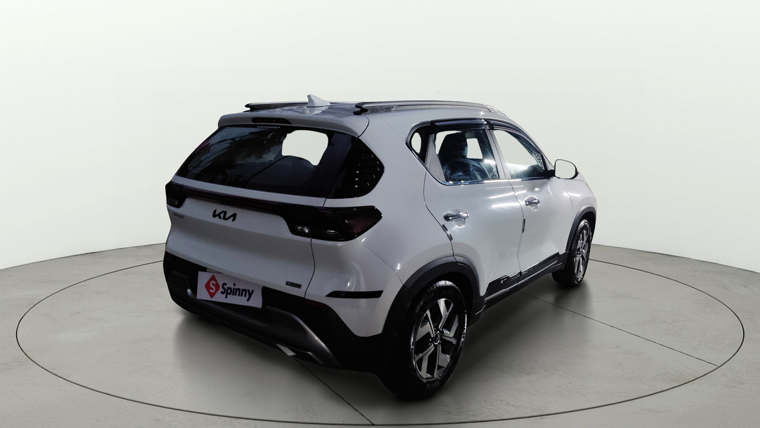 Used 2023 Kia Sonet HTX 1.0 iMT Petrol Manual exterior RIGHT REAR CORNER VIEW