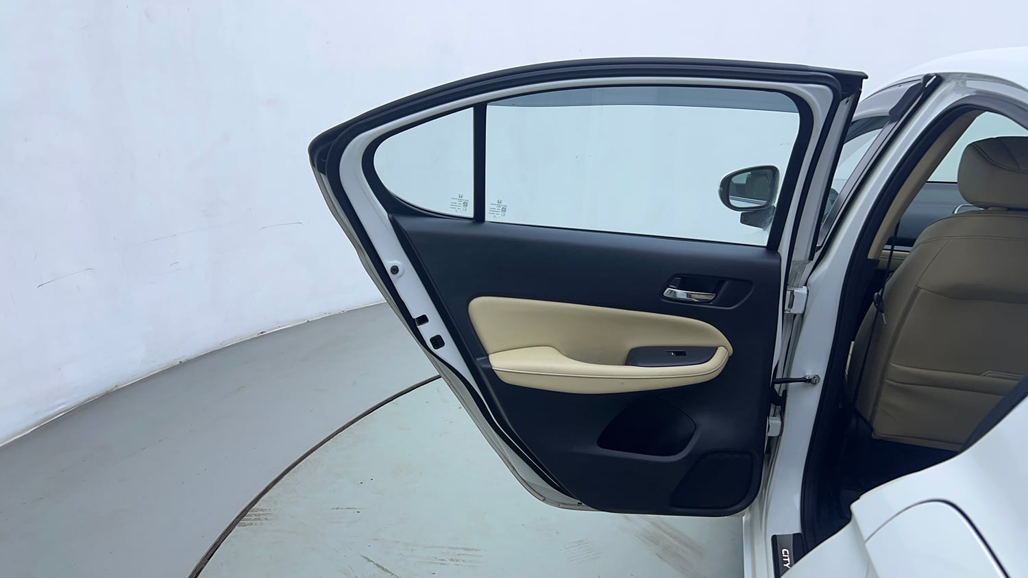 Used 2021 Honda City ZX Petrol Petrol Manual interior LEFT REAR DOOR OPEN VIEW