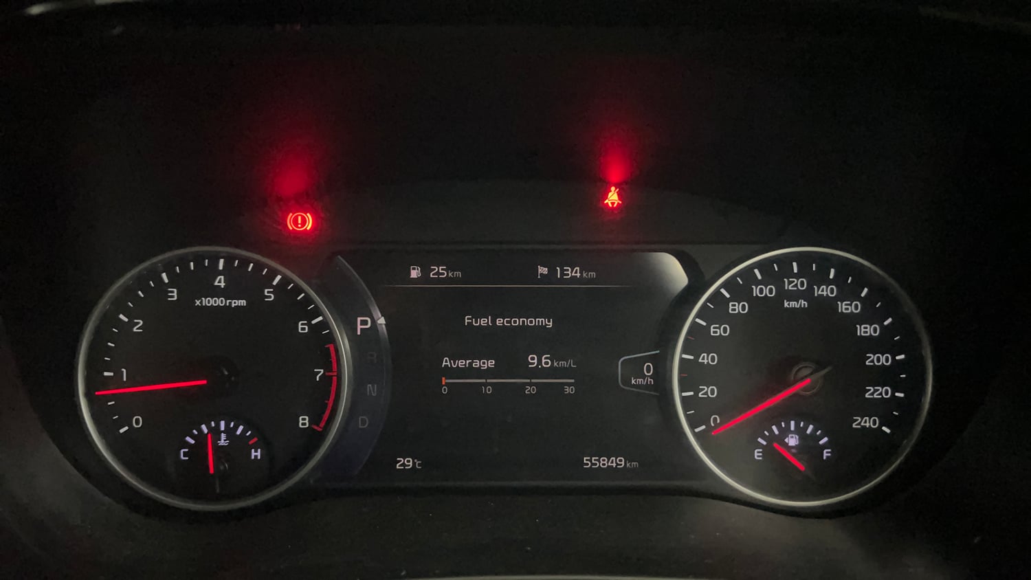 Used 2022 Kia Seltos GTX Plus 1.4 DCT Petrol Automatic interior CLUSTERMETER VIEW