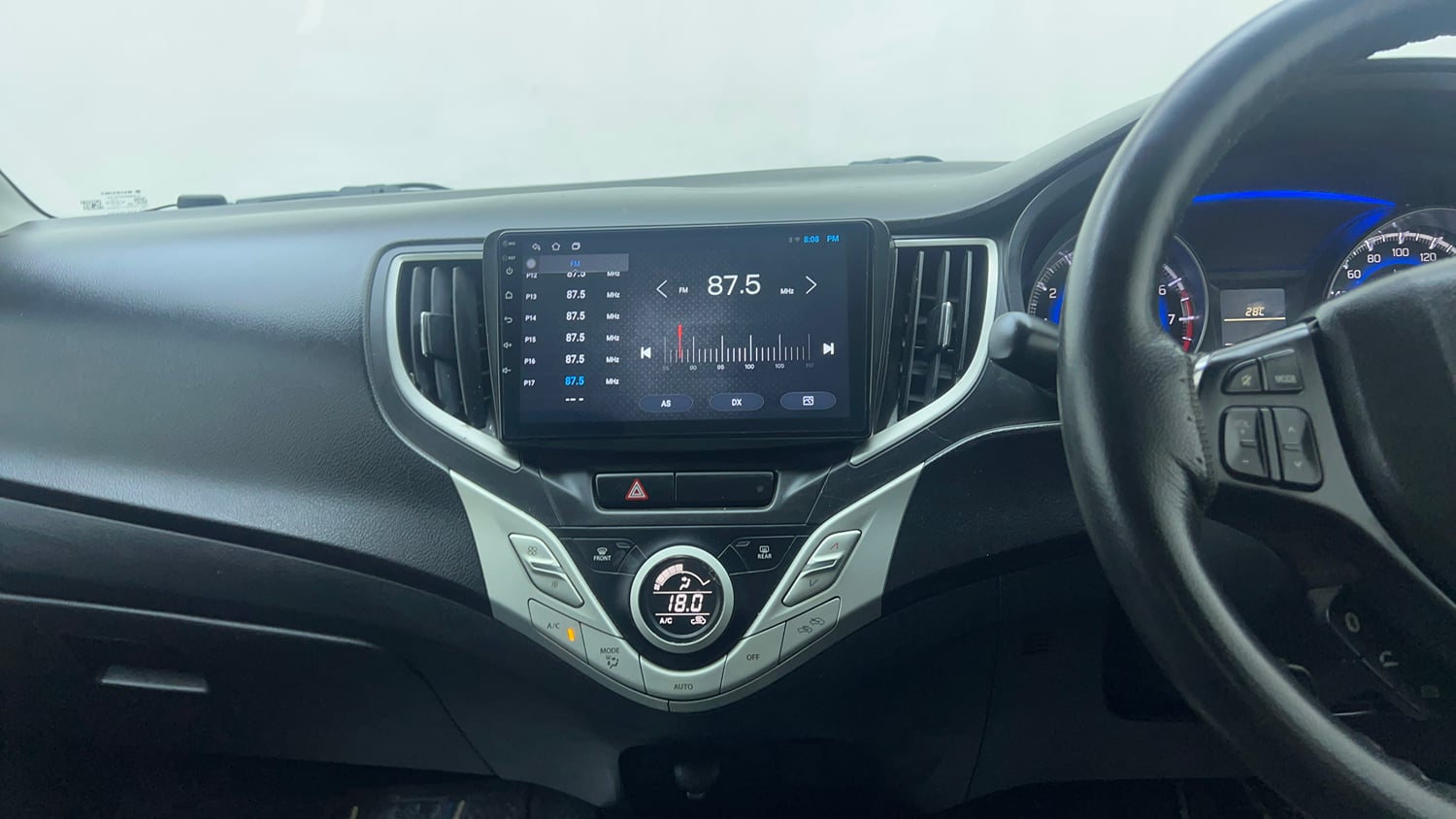 Used 2018 Maruti Suzuki Baleno Delta 1.2 Petrol Manual top_features Integrated (in-dash) music system