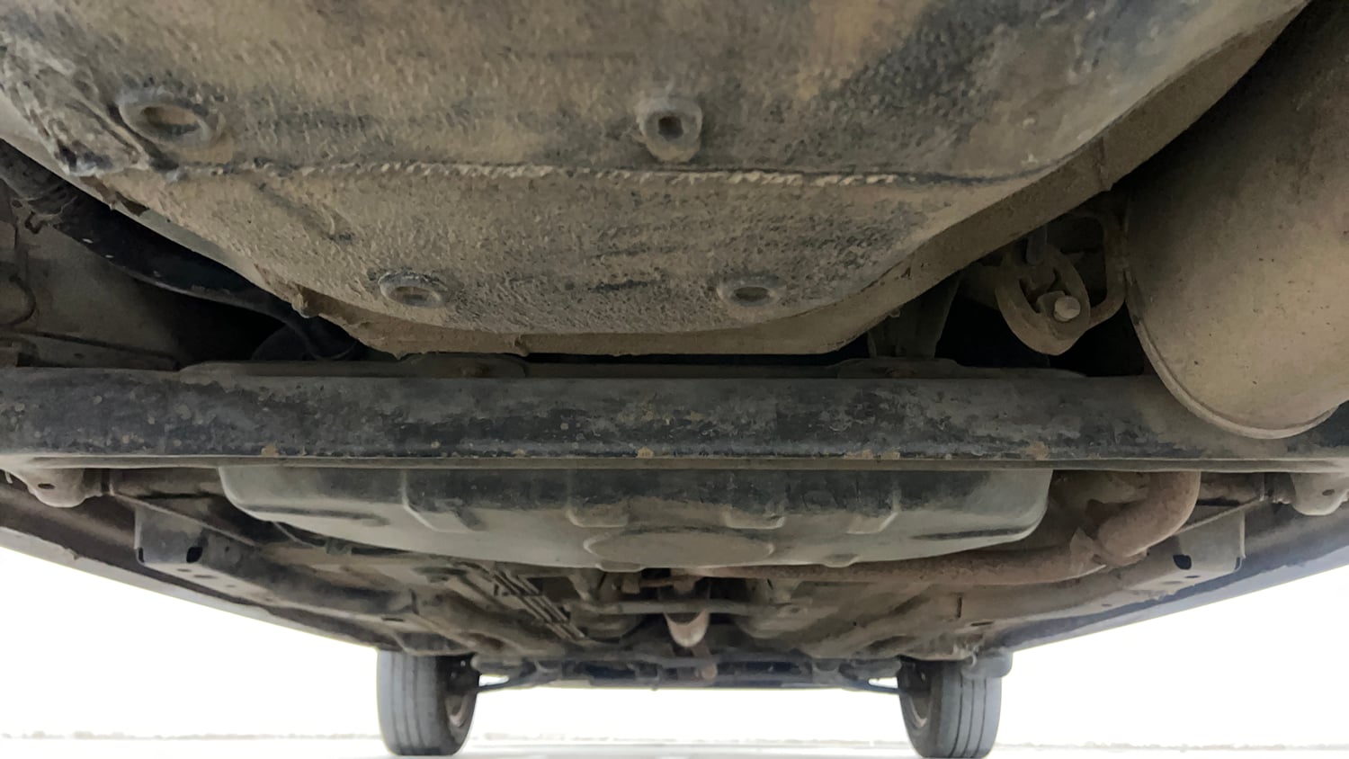 Used 2018 Tata Tiago Revotron XZ Petrol Manual extra REAR UNDERBODY VIEW (TAKEN FROM REAR)