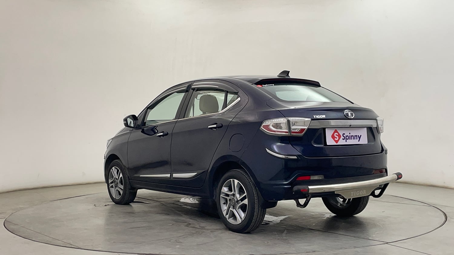 Used 2022 Tata Tigor XZA Plus Petrol Automatic exterior LEFT REAR CORNER VIEW