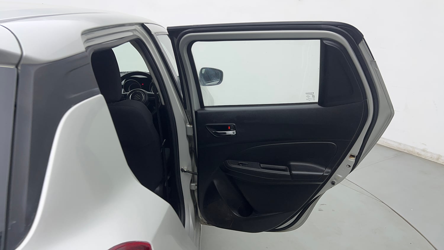 Used 2021 Maruti Suzuki Swift VXi Petrol Manual interior RIGHT REAR DOOR OPEN VIEW