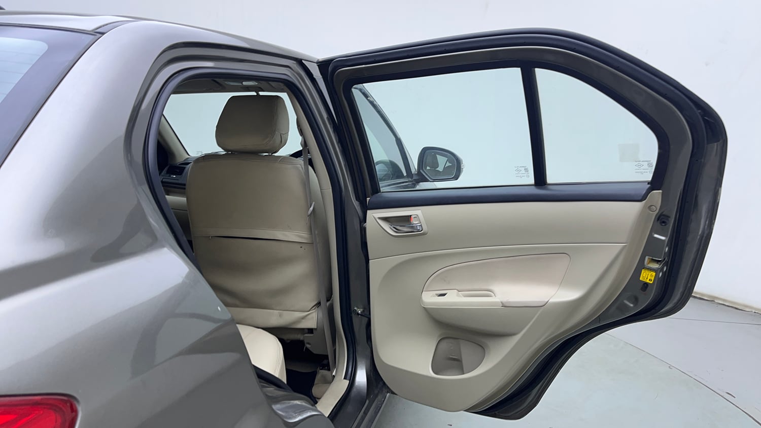 Used 2015 Maruti Suzuki Swift Dzire ZXI Petrol Manual interior RIGHT REAR DOOR OPEN VIEW
