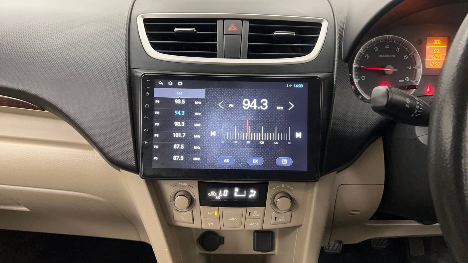 Used 2012 Maruti Suzuki Swift Dzire ZXI Petrol Manual interior MUSIC SYSTEM & AC CONTROL VIEW