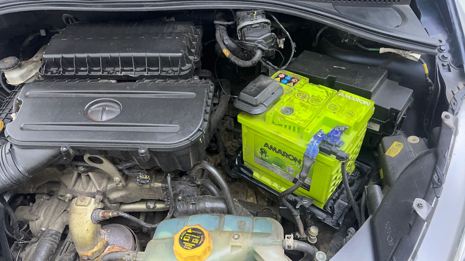Used 2021 Tata Tigor XM Petrol Manual engine ENGINE LEFT SIDE VIEW