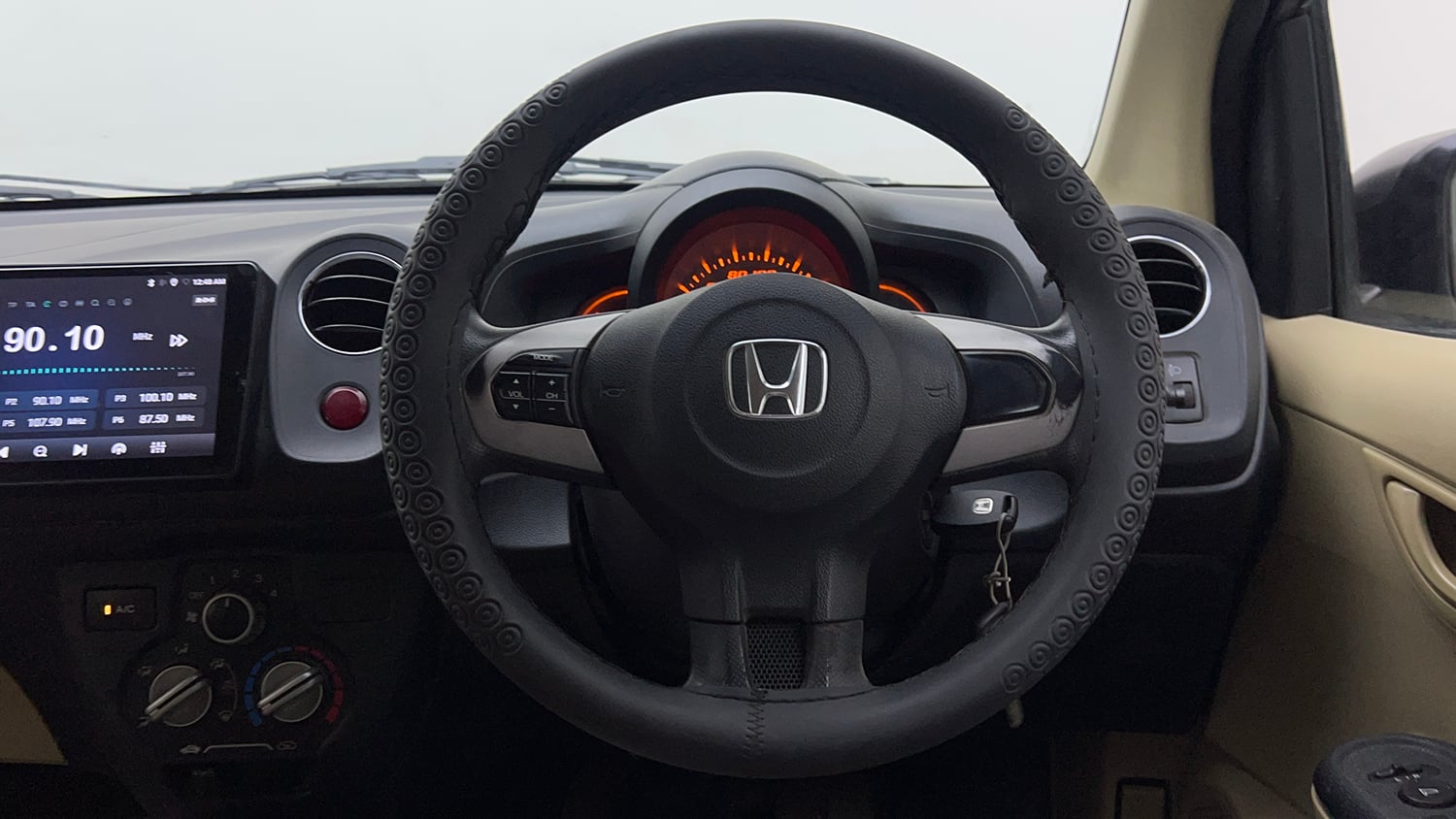 Used 2014 Honda Amaze 1.2 S i-VTEC Petrol Manual interior STEERING VIEW