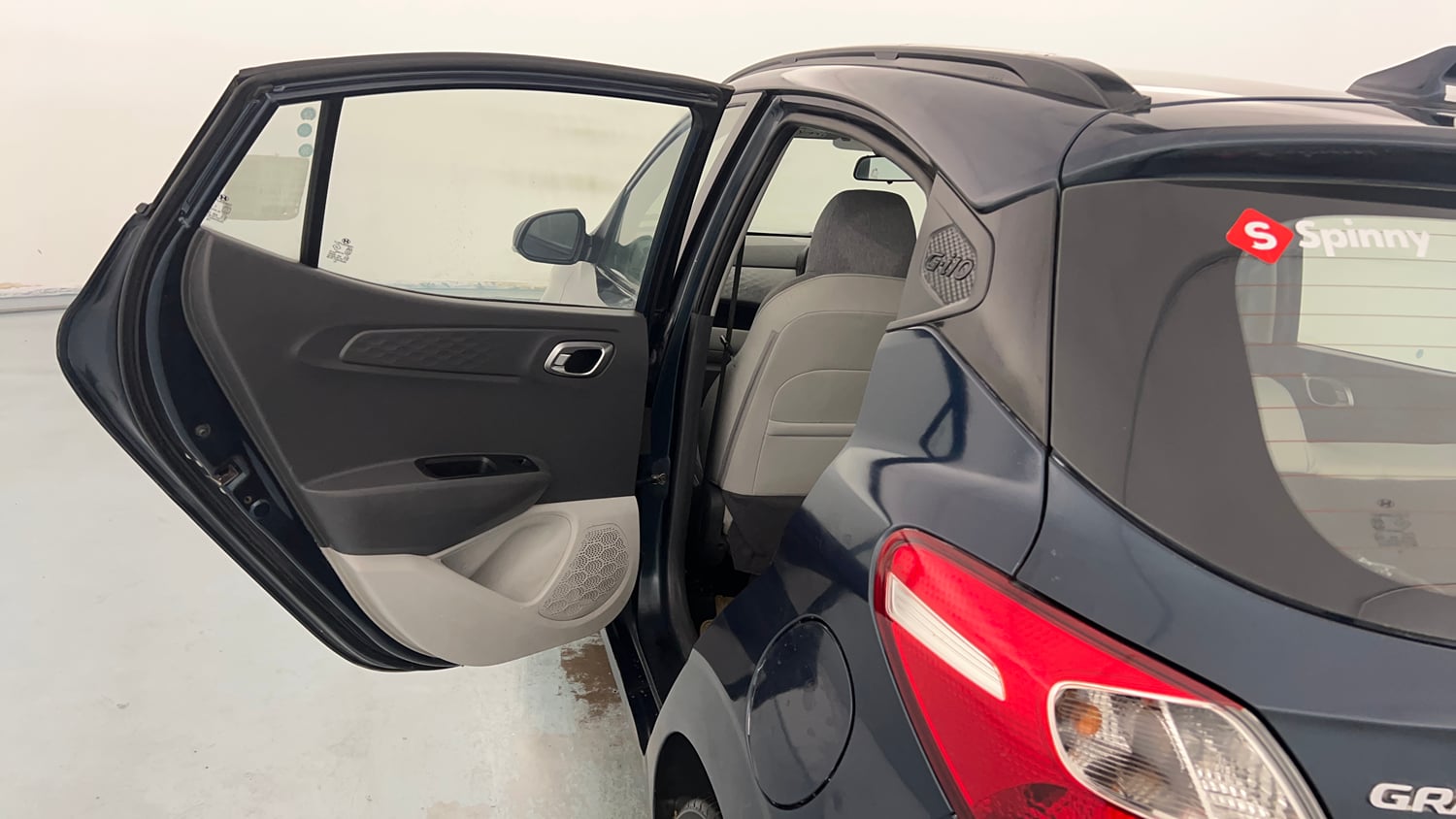 Used 2021 Hyundai Grand i10 Nios Sportz 1.2 Kappa VTVT Petrol Manual interior LEFT REAR DOOR OPEN VIEW